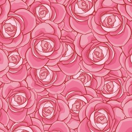 Pink Rose Pattern - Floral Creative Use