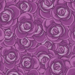 Purple Rose Pattern