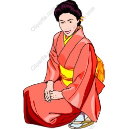 Elegant Woman in Kimono
