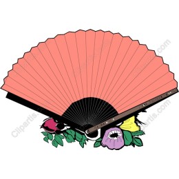 Floral Elegance Fan