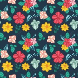 Vibrant Floral Pattern
