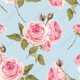 Pink Rose Floral Pattern