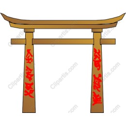 Elegant Japanese Torii Gate