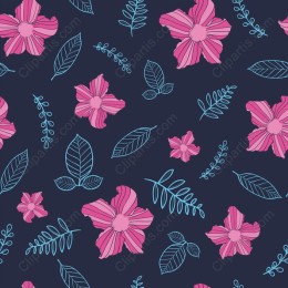 Vibrant Pink Floral Pattern