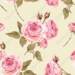 Elegant Floral Rose Pattern