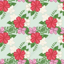 Charming Floral Pattern - Seamless Clipart