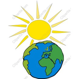 Sun Over Globe
