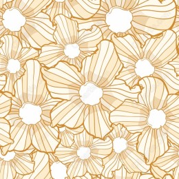Elegant Floral Outline
