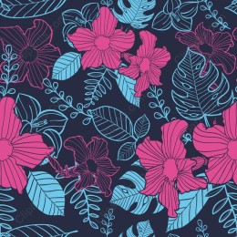 Tropical Bliss Floral Pattern