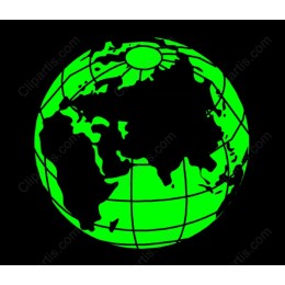 Vibrant Green Globe