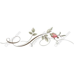 Floral Vine - Rose & Leaves
