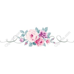 Elegant Pastel Rose Floral