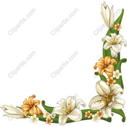 Elegant Floral Corner - Orange and White Lilies