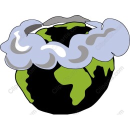 Earth with Clouds