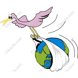 Stork and Globe