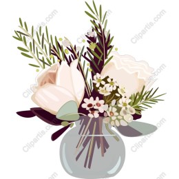 Elegant White Flower Bouquet