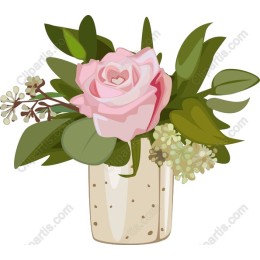 Charming Pink Rose Bouquet