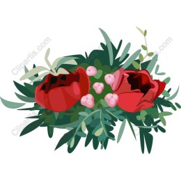 Elegant Red Poppy Bouquet
