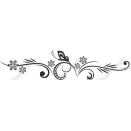Elegant Floral Butterfly
