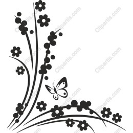 Enchanting Floral & Butterfly