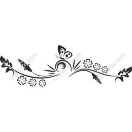 Elegant Butterfly Floral