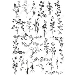 Floral Elegance Clipart Bundle