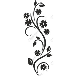 Elegant Black Floral