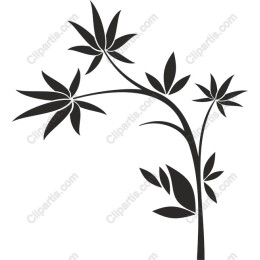 Stylized Plant Branch