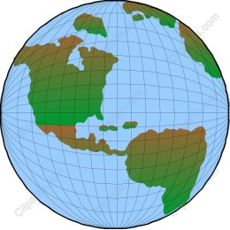 Editable Globe