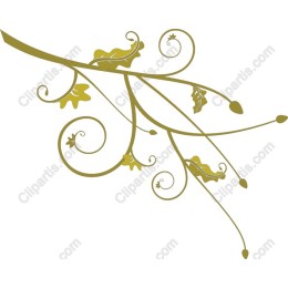 Elegant Floral Vine