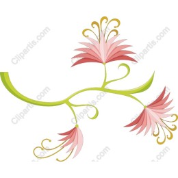 Elegant Floral Vine