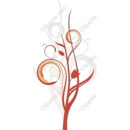 Abstract Red Vine