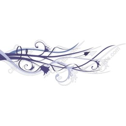 Elegant Floral Swirl