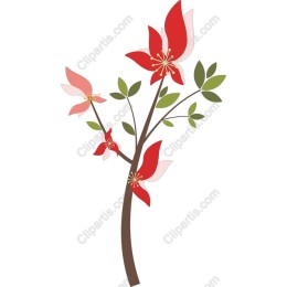Vibrant Flowering Branch