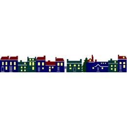 Cozy Neighborhood Skyline