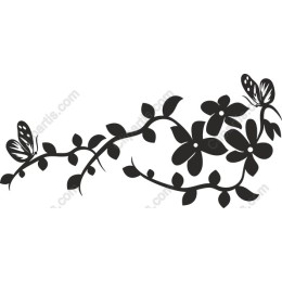 Floral Elegance: Butterfly