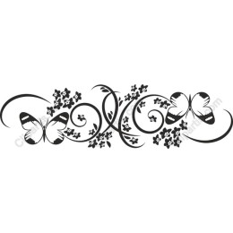 Enchanting Butterfly and Floral