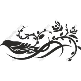 Floral Bird