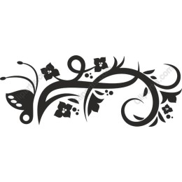 Elegant Floral Vine