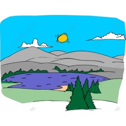 Serene Lake Landscape