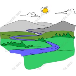 Serene River Landscape