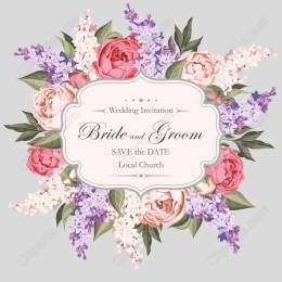 Wedding Invitation Floral