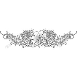 Elegant Floral Border