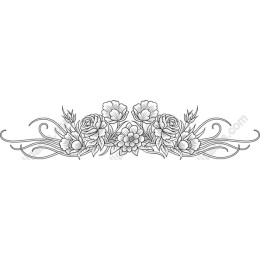 Elegant Floral Border