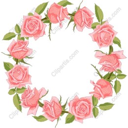 Floral Rose Wreath