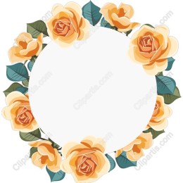 Floral Rose Frame