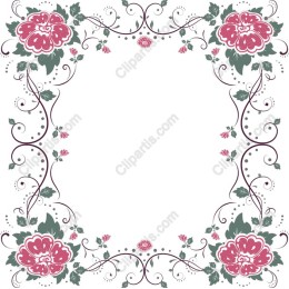 Floral Elegance Frame