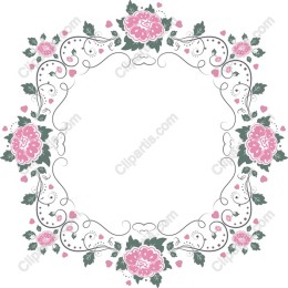 Floral Elegance Frame
