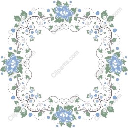 Floral Whimsy Frame