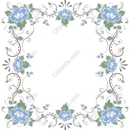 Elegant Floral Frame